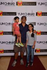Nasir Kazi with kids at Phoenix Market City easter party in Mumbai on 14th April 2014